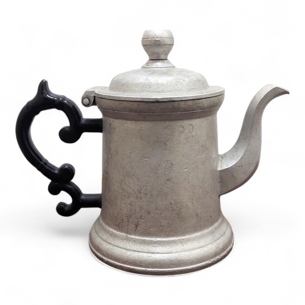 Vintage Wilton Armetale Pewter Coffee Pot, Tea Kettle